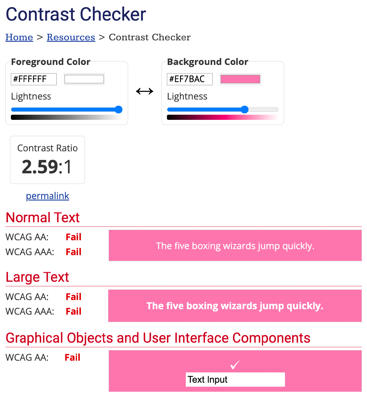 contrast checker