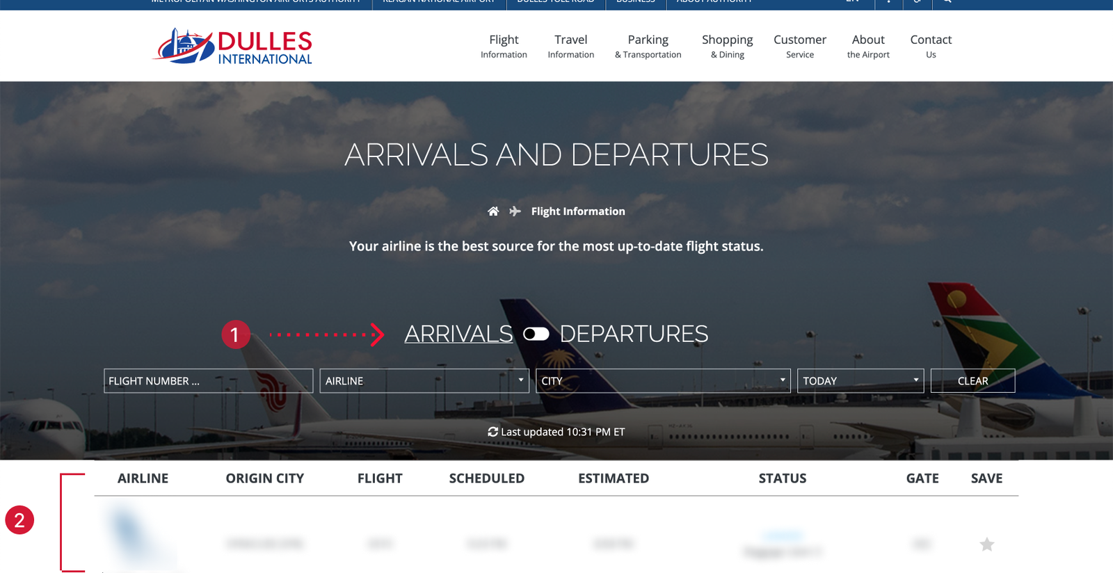 Arrivals/Departures image